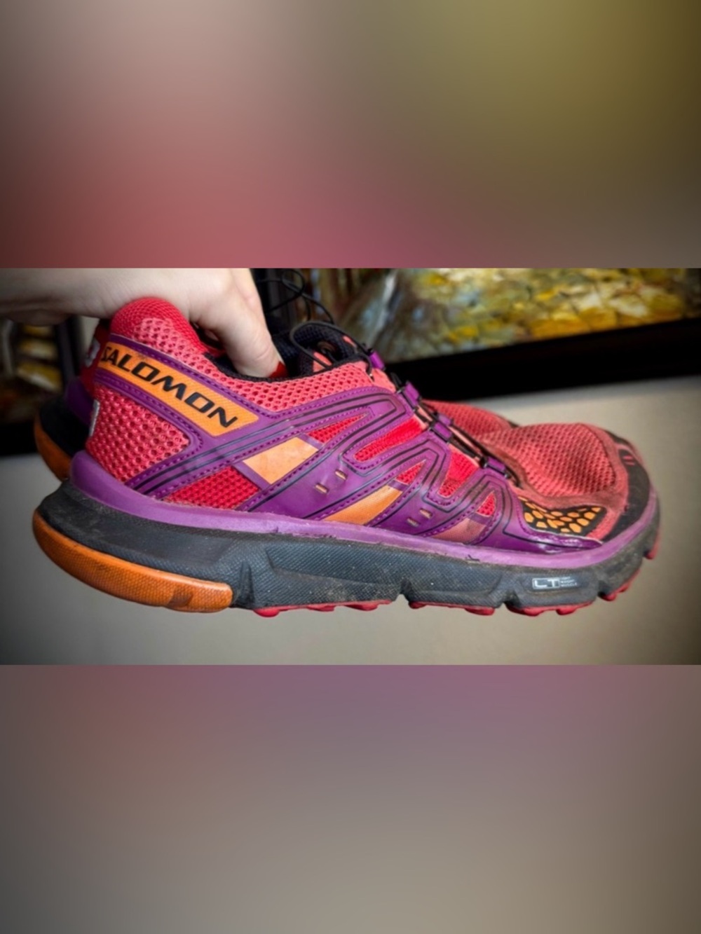 Salomon XR Trail Mission Sneakers Tennis Shoes Worn 9